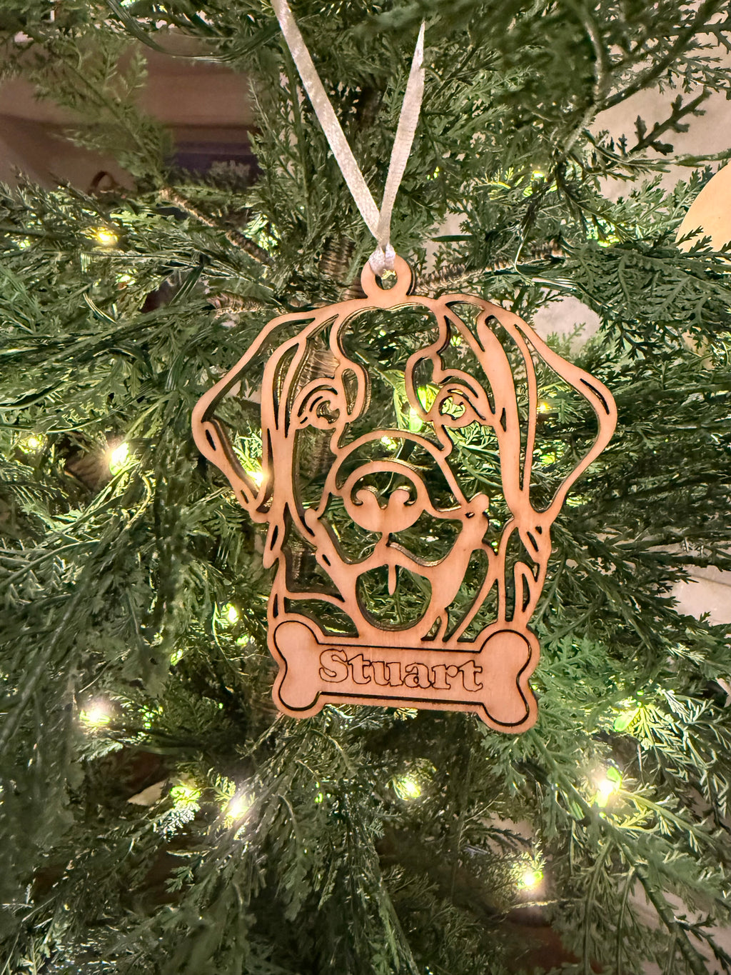 Line Art Dog Ornaments